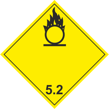 Окисляющие вещества - Маркировка опасных грузов, знаки опасности - Магазин охраны труда Протекторшоп
