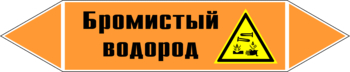 Маркировка трубопровода "бромистый водород" (k14, пленка, 716х148 мм)" - Маркировка трубопроводов - Маркировки трубопроводов "КИСЛОТА" - Магазин охраны труда Протекторшоп