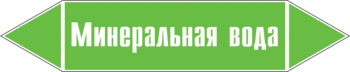 Маркировка трубопровода "минеральная вода" (пленка, 507х105 мм) - Маркировка трубопроводов - Маркировки трубопроводов "ВОДА" - Магазин охраны труда Протекторшоп